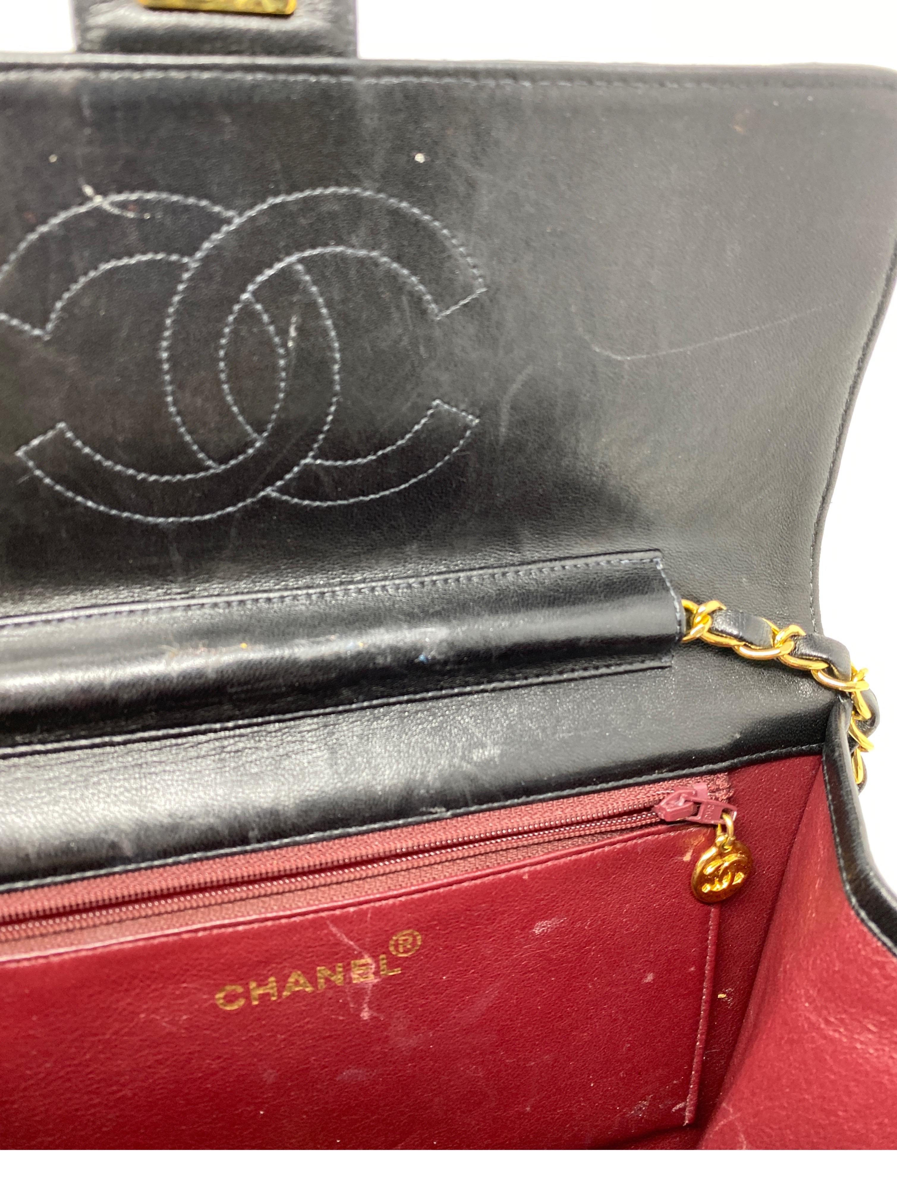Chanel Black Clutch Bag Chain Strap 4