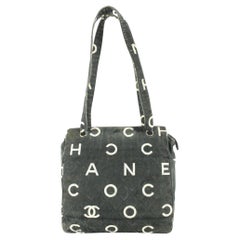 WOMENS DESIGNER Chanel Large Denim Tote Bag For Sale at 1stDibs