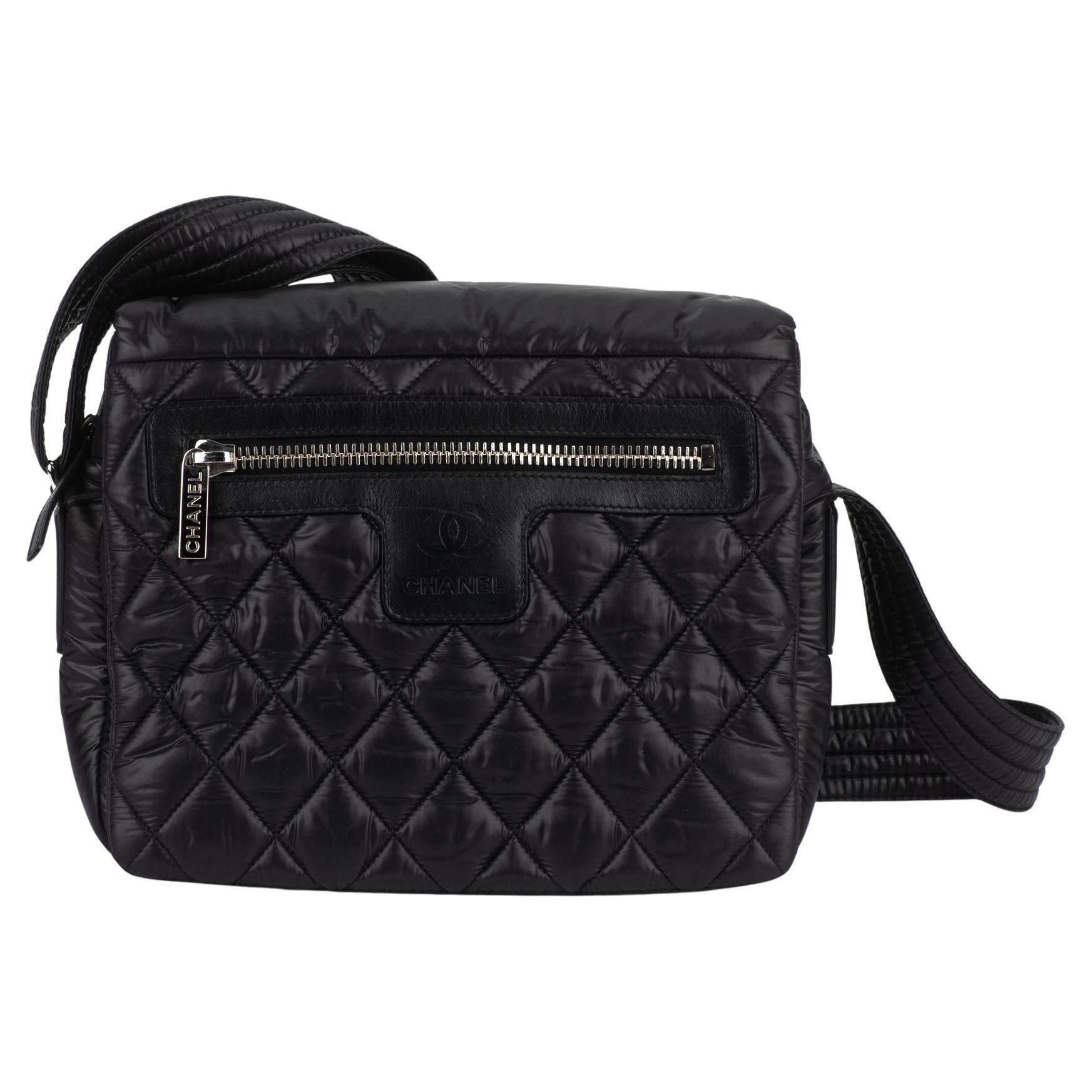 Chanel Black Coco Cocoon Cross Body Bag For Sale