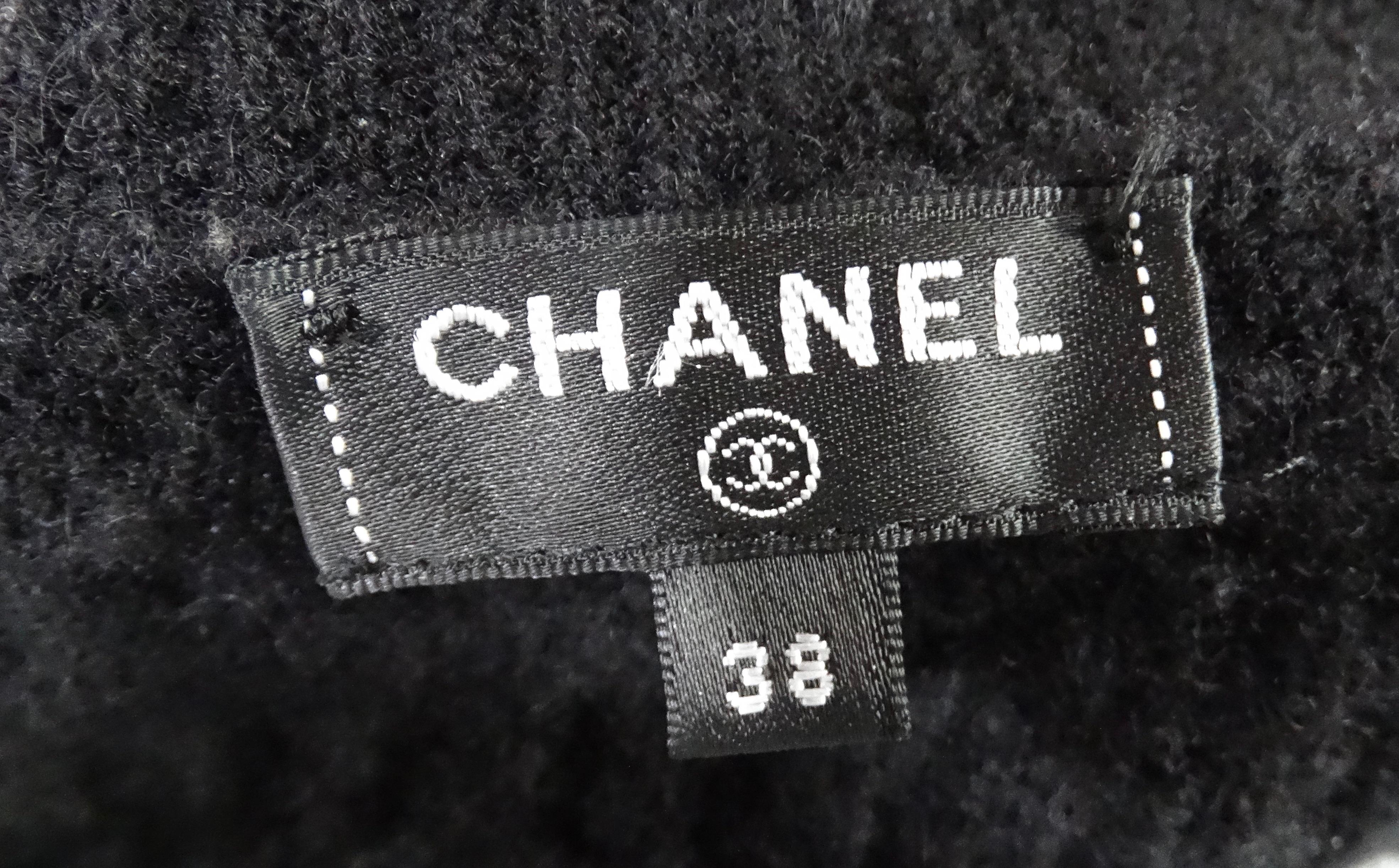 Chanel Black Coco Neige Lucky Charms Pull en cachemire et laine mélangée 2018 en vente 4