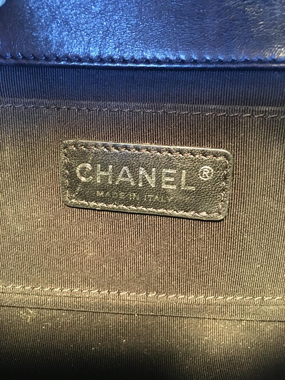 Chanel Black Convertible Long Le Boy Classic Flap Clutch Shoulder Bag 2
