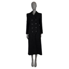 Chanel noir coton 2020 20P LUREX TWEED MAXI Manteau Veste 38 S