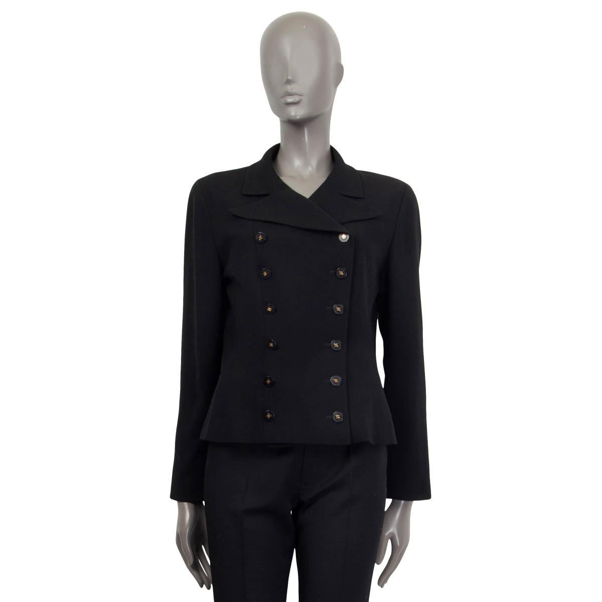 chanel blazer black