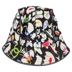 Chanel Black Cotton Bucket Hat, 2007
