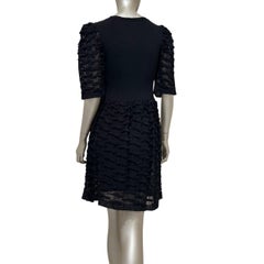 Chanel Black Cotton-Modal Dress - 2012 Collection Sz.36
