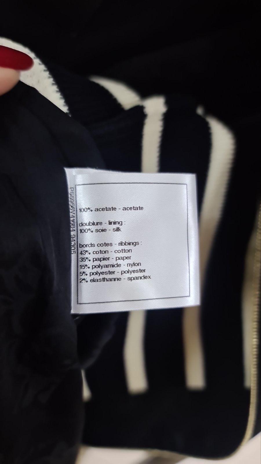 Chanel - Vestito midi in crepe nero con zip frontale - sz.38 in vendita 5
