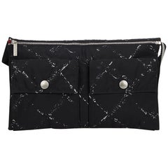 Chanel Black Criss Cross Belt bag 
