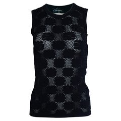 Chanel, black crochet knitted top Chanel, black crochet knitted top