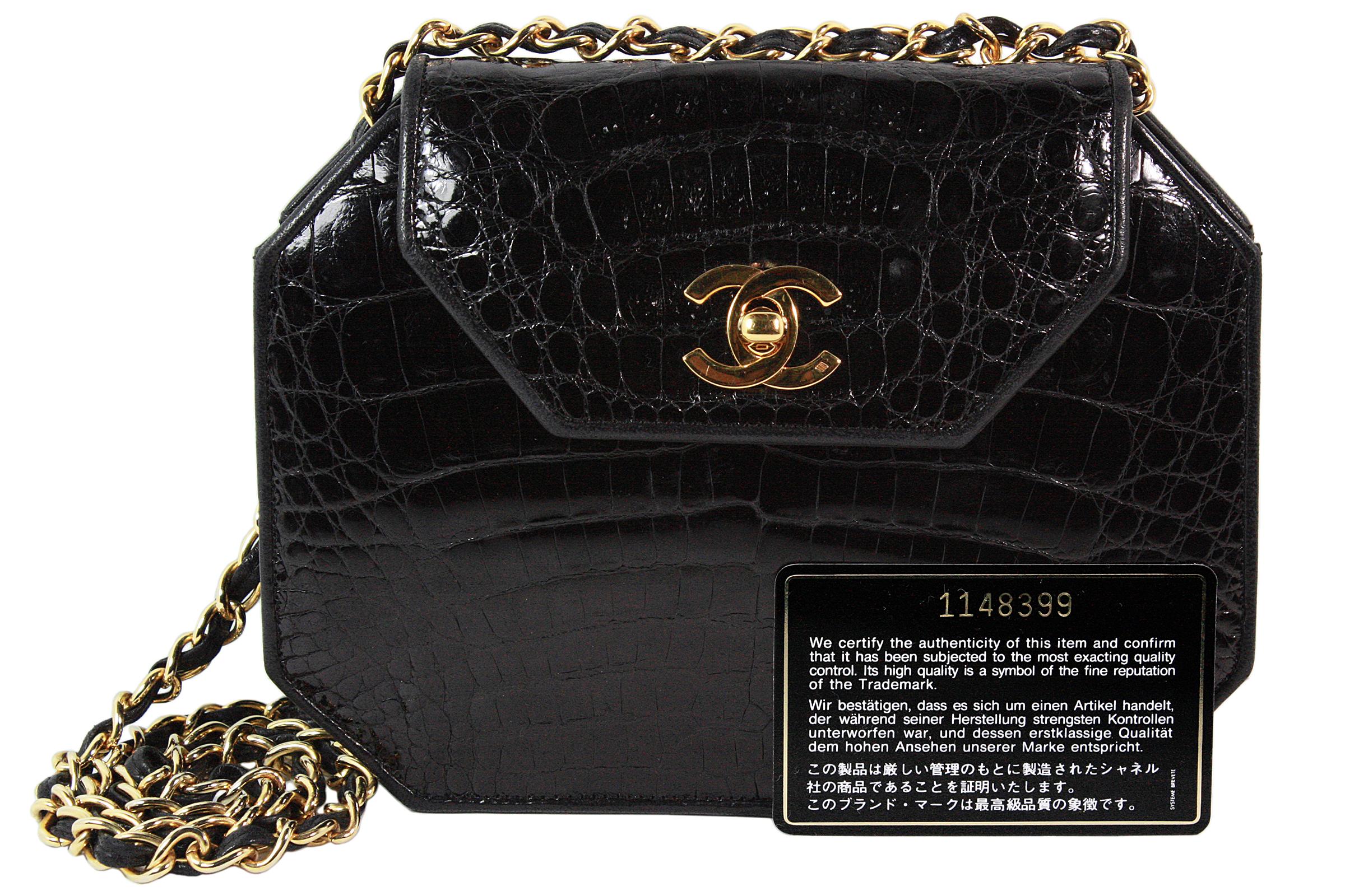 chanel crocodile bag