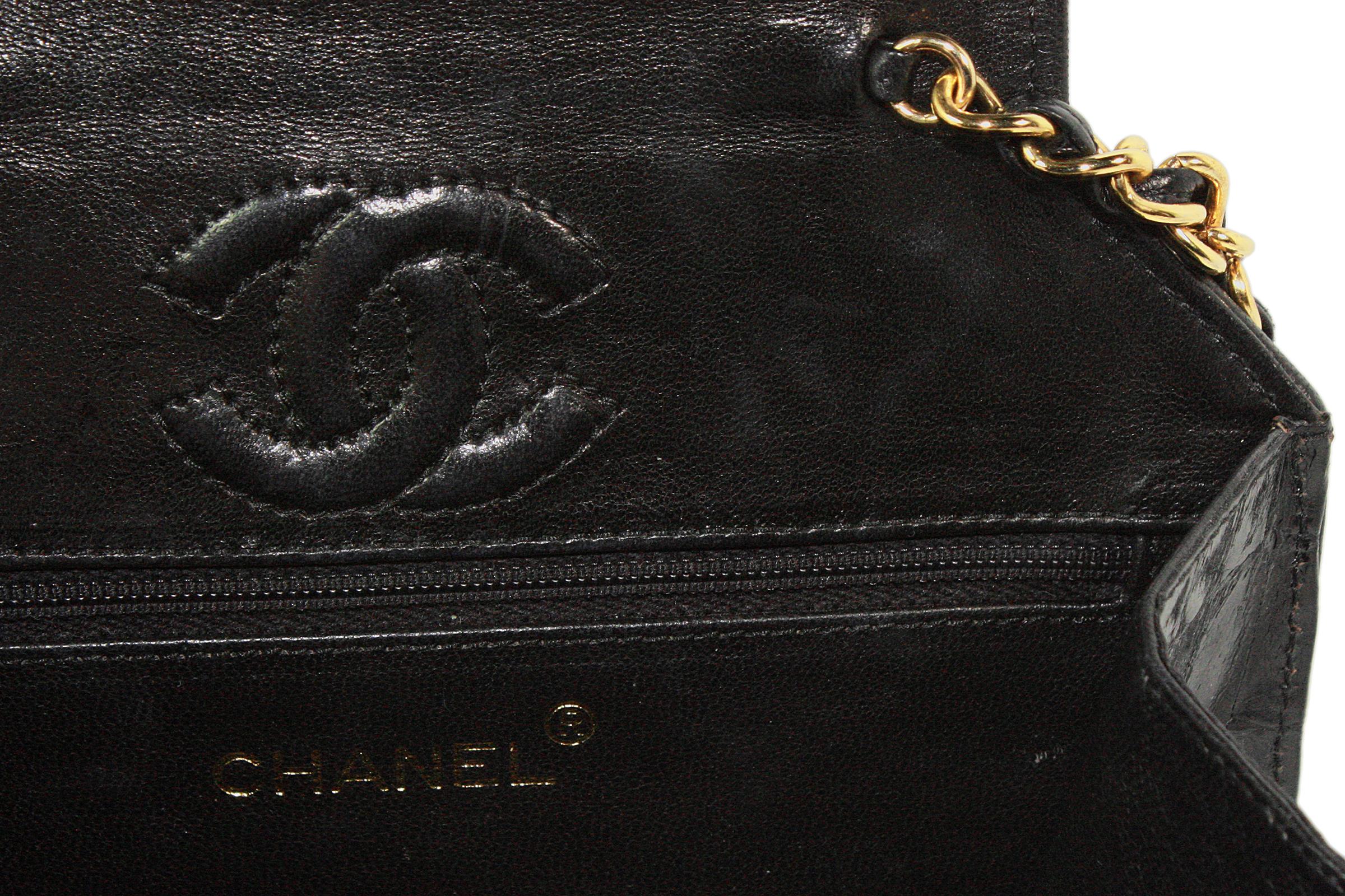Chanel Black Crocodile Crossbody Bag 3