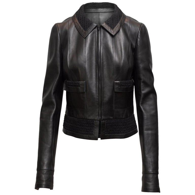 Chanel Black Cropped Jacket