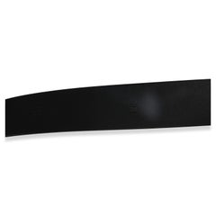 Chanel Black Crumpled Calfskin Pearl CC Buckle Belt 85/34