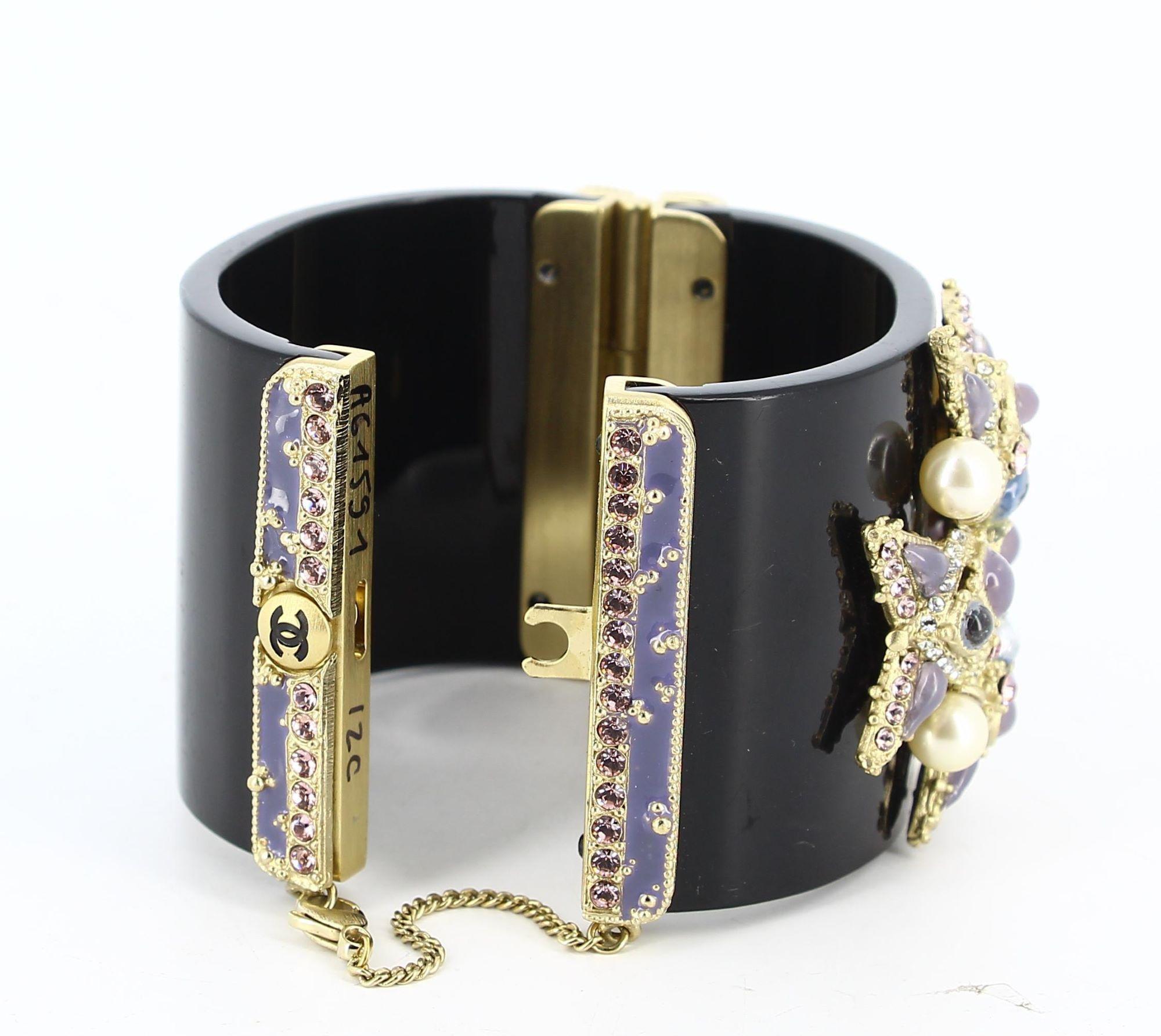 chanel black bracelet