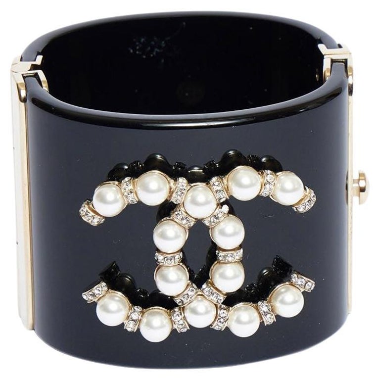 Chanel Logo Bracelet - 15 For Sale on 1stDibs  chanel bracelet logo, chanel  cc logo bracelet, chanel bracelet with logo
