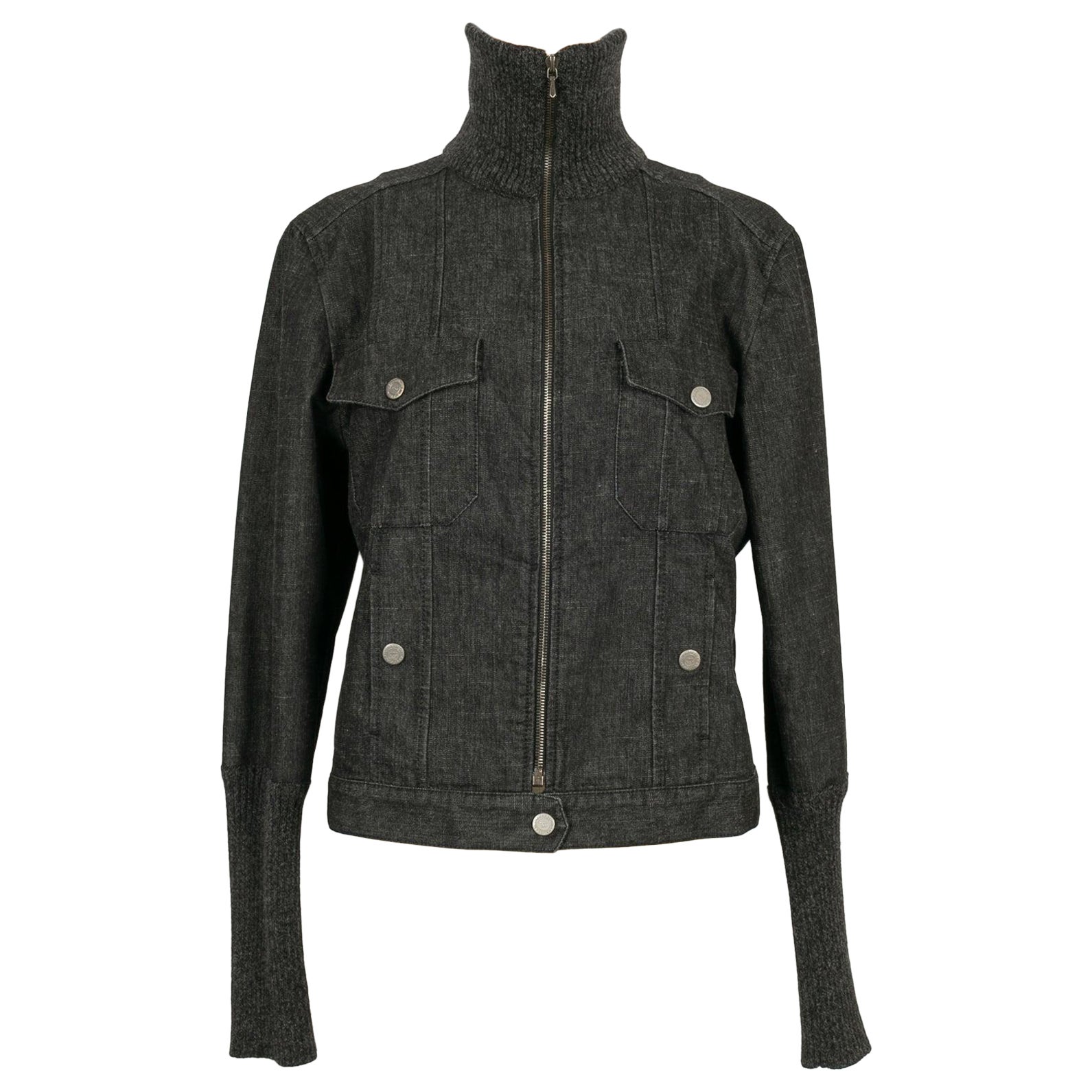 Chanel Black Denim Jacket Fall-Winter, 2003