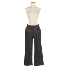 Chanel Black Denim Trousers Cruise, 2008