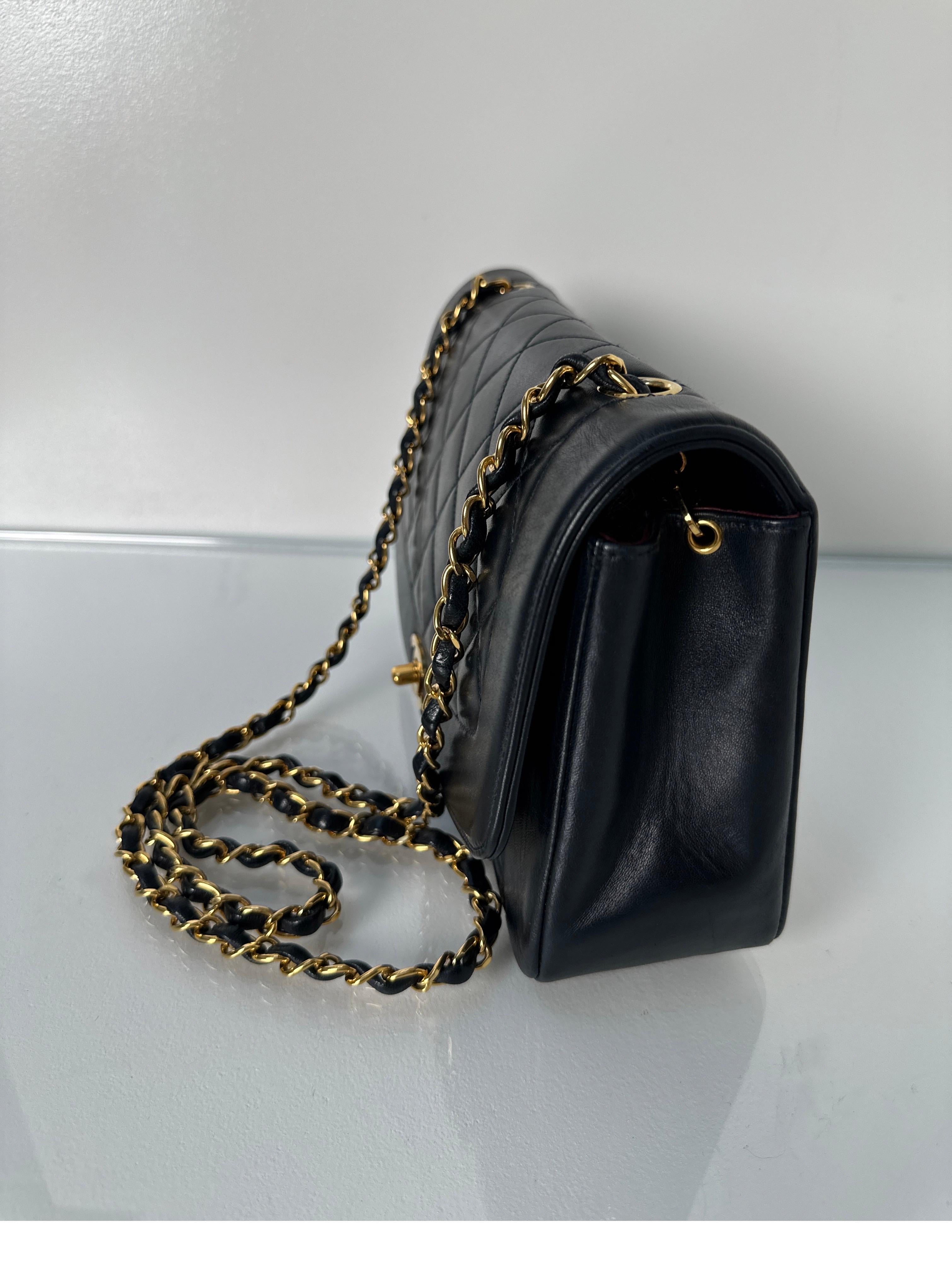Chanel Black Diana Bag 2