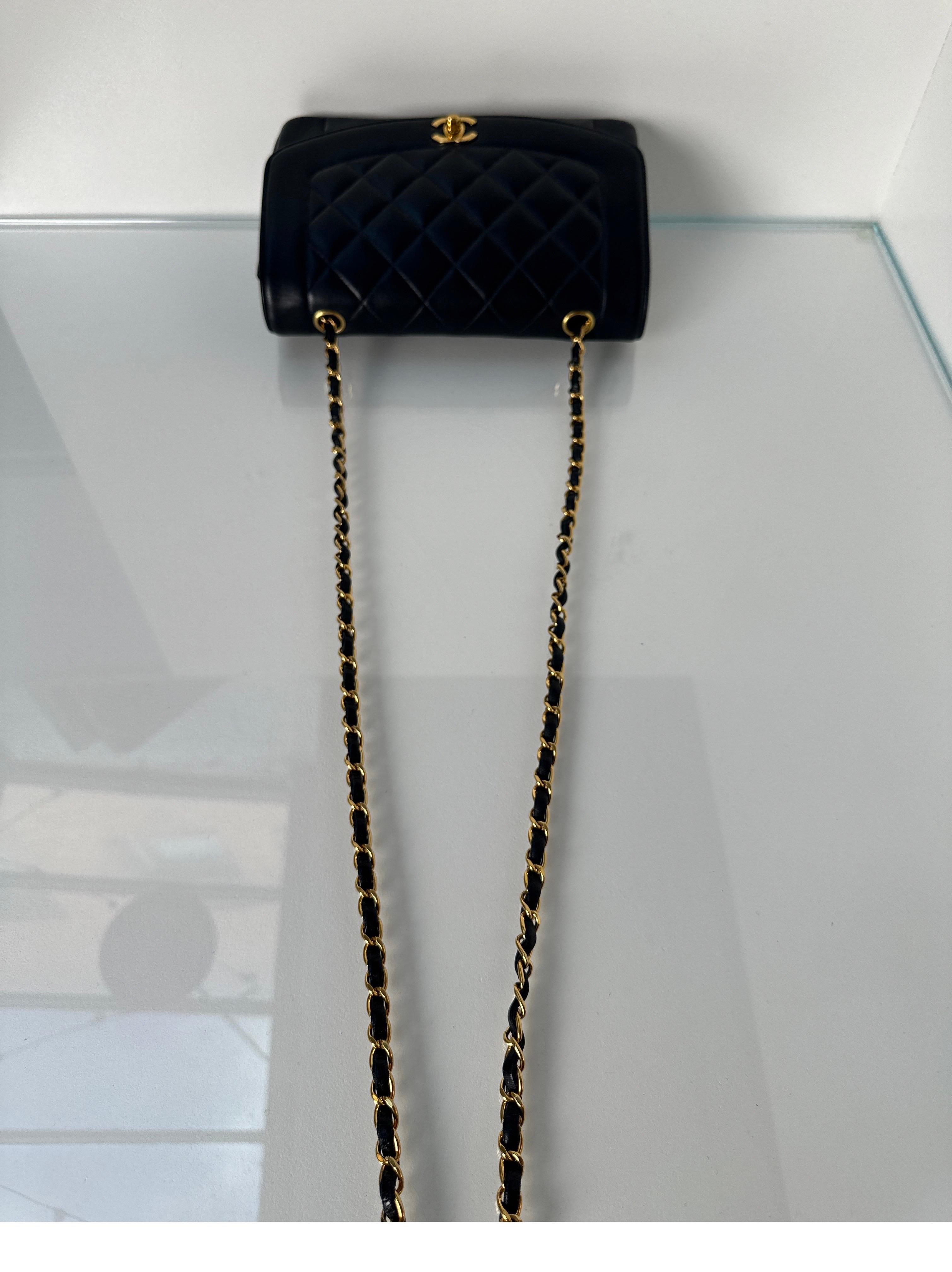 Chanel Black Diana Bag 5