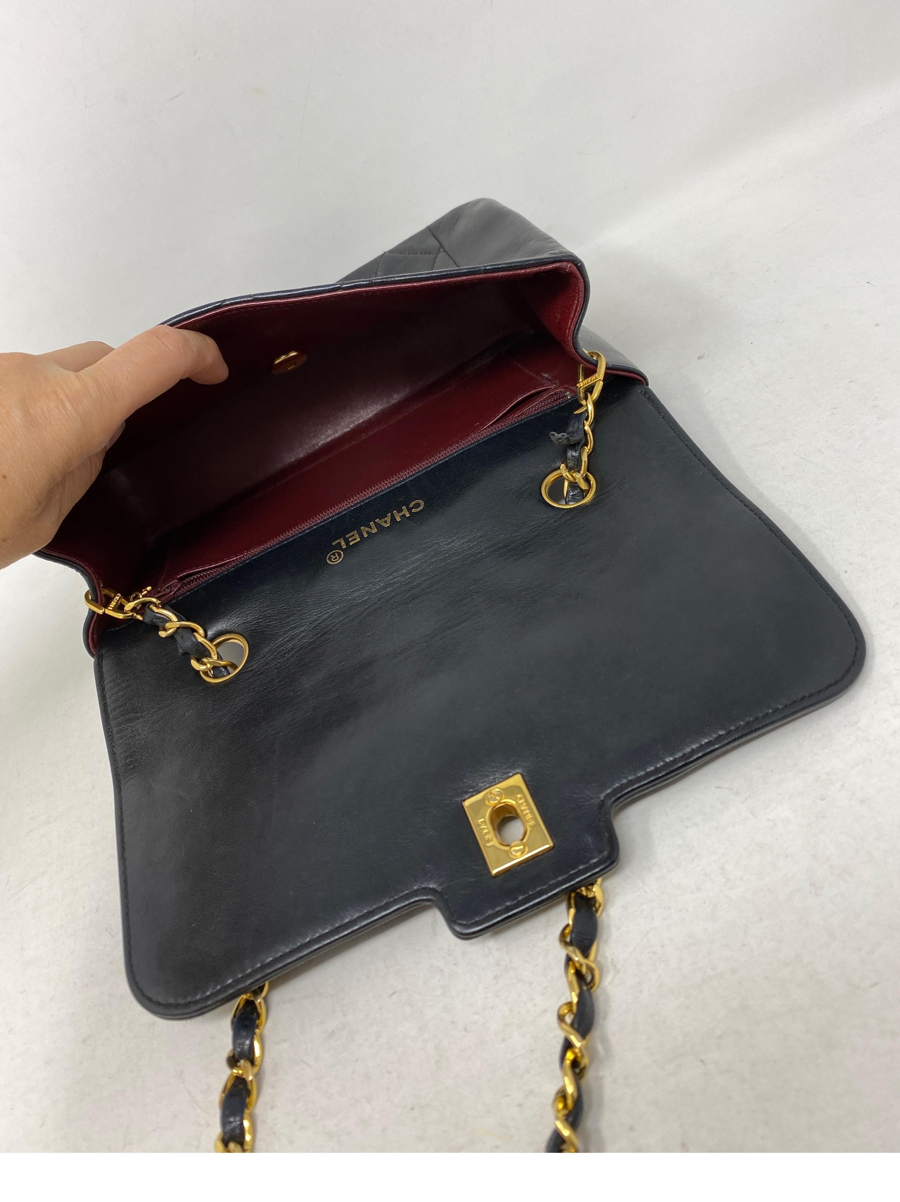 Chanel Black Diana Vintage Bag  5