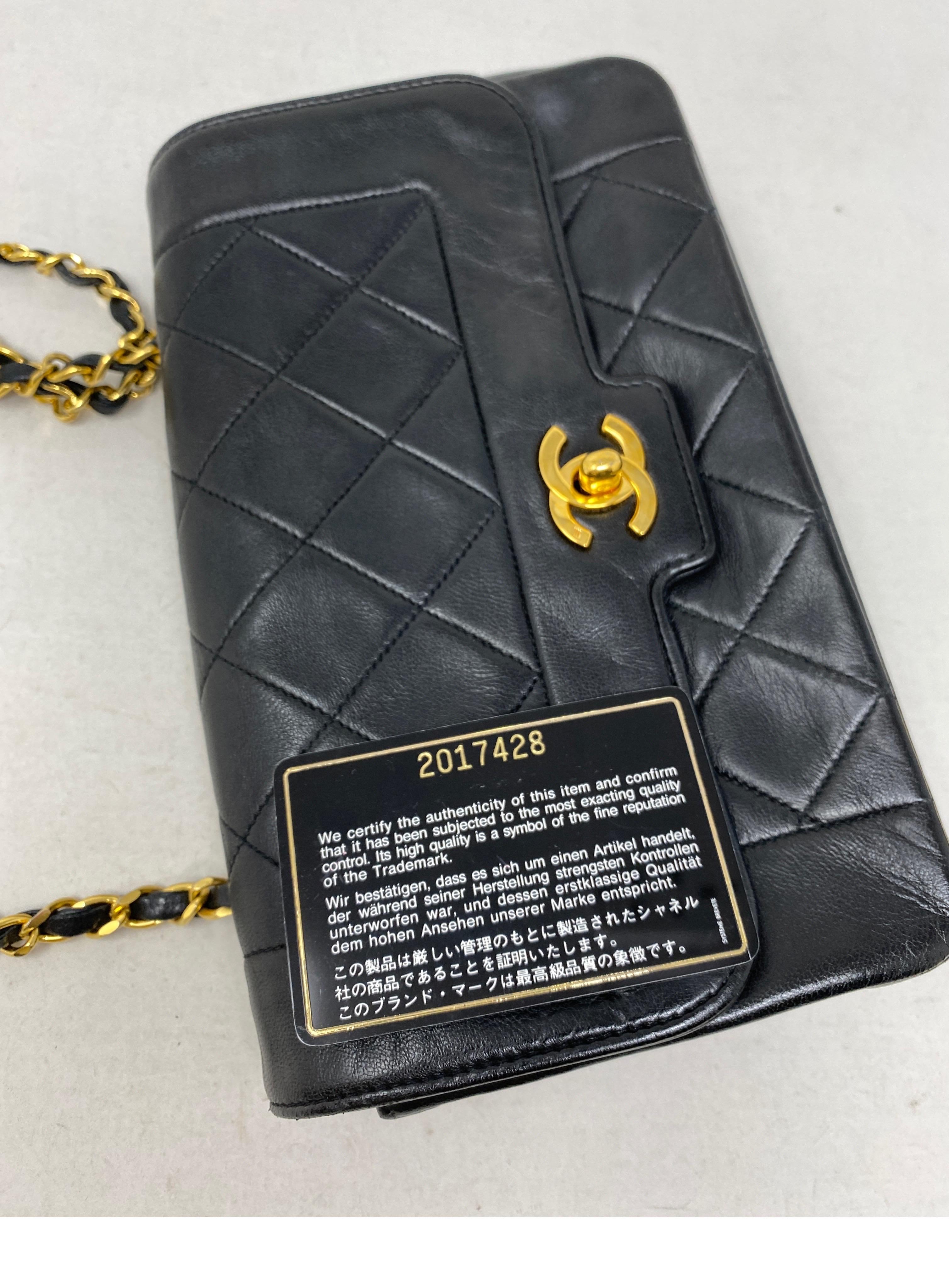Chanel Black Diana Vintage Bag  10