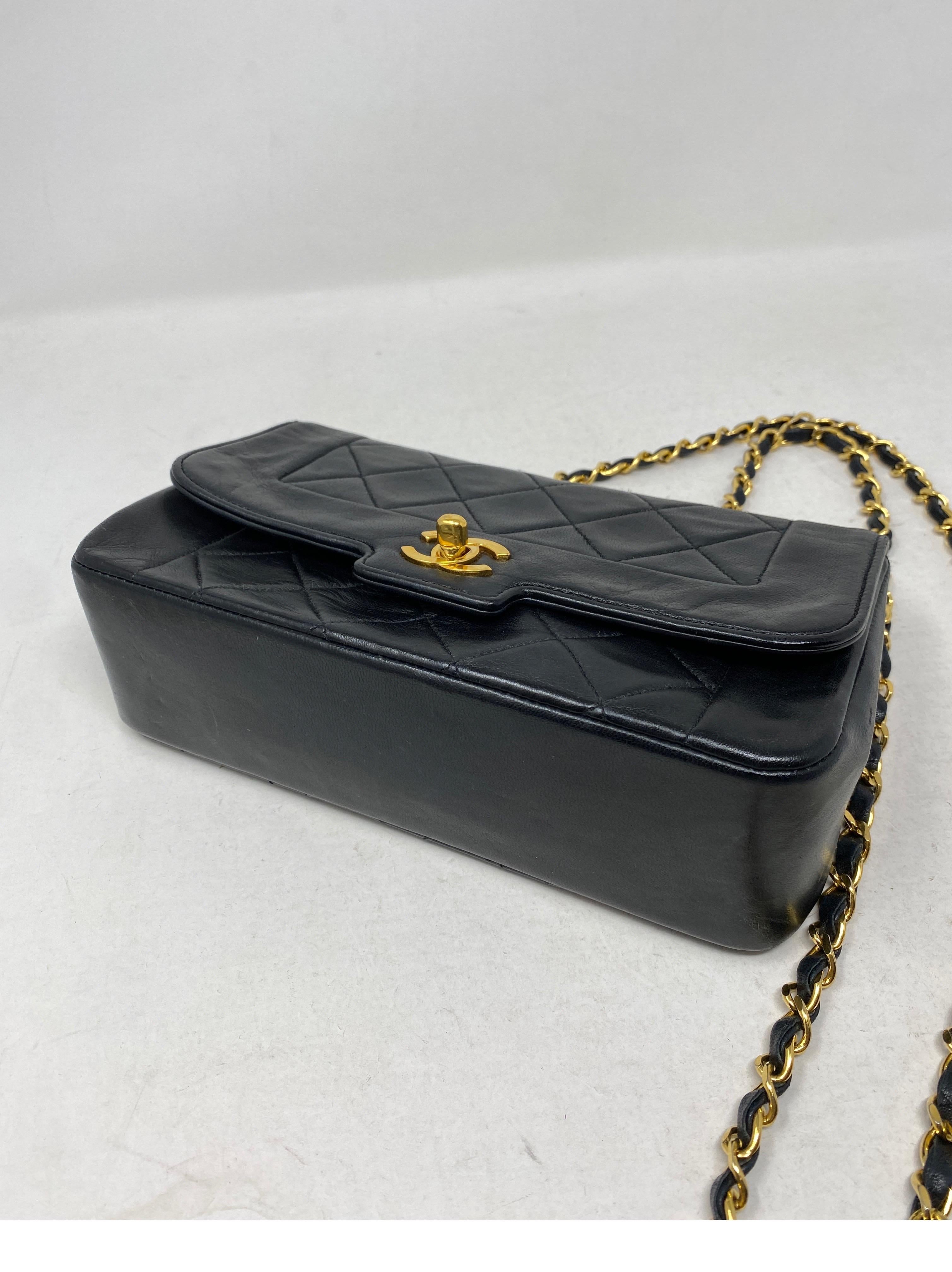 Chanel Black Diana Vintage Bag  In Good Condition In Athens, GA