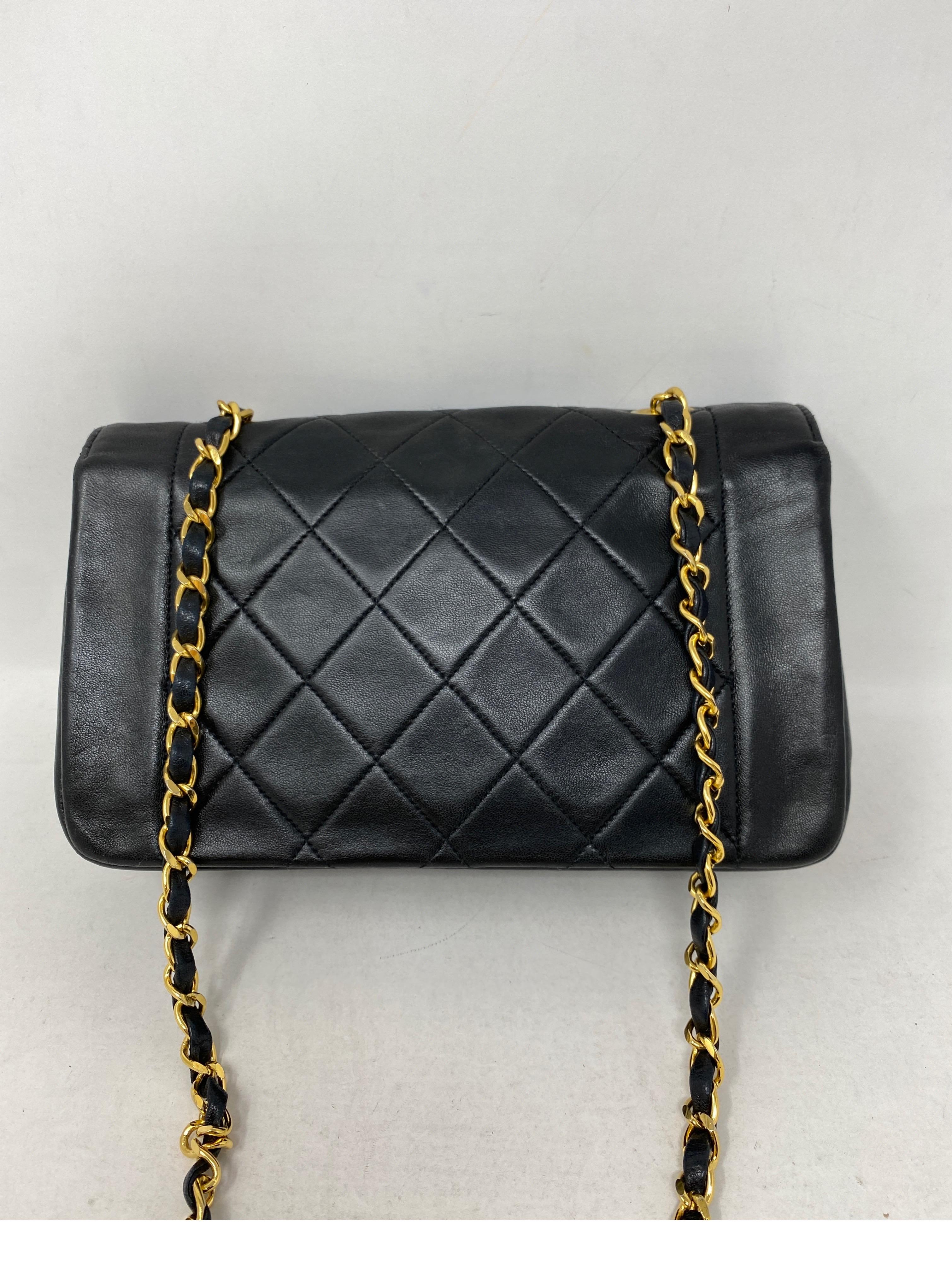 Chanel Black Diana Vintage Bag  3