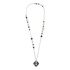 Chanel Black Dice Pendant Necklace, 2018 Autumn Collection