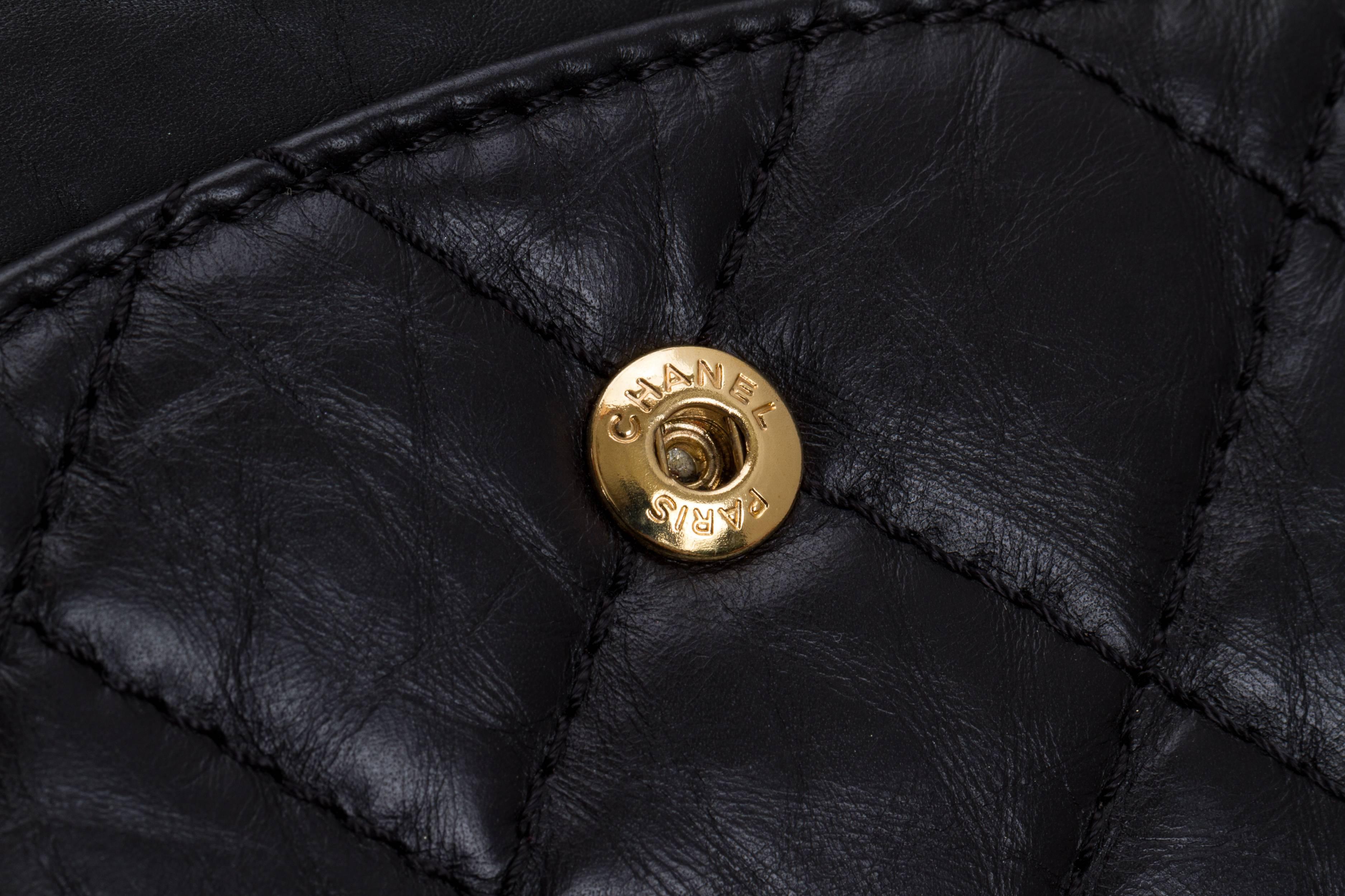 Chanel Black Distressed Reissue Jumbo Bag For Sale 1
