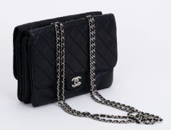 Chanel Black Double Sided Shoulder Bag