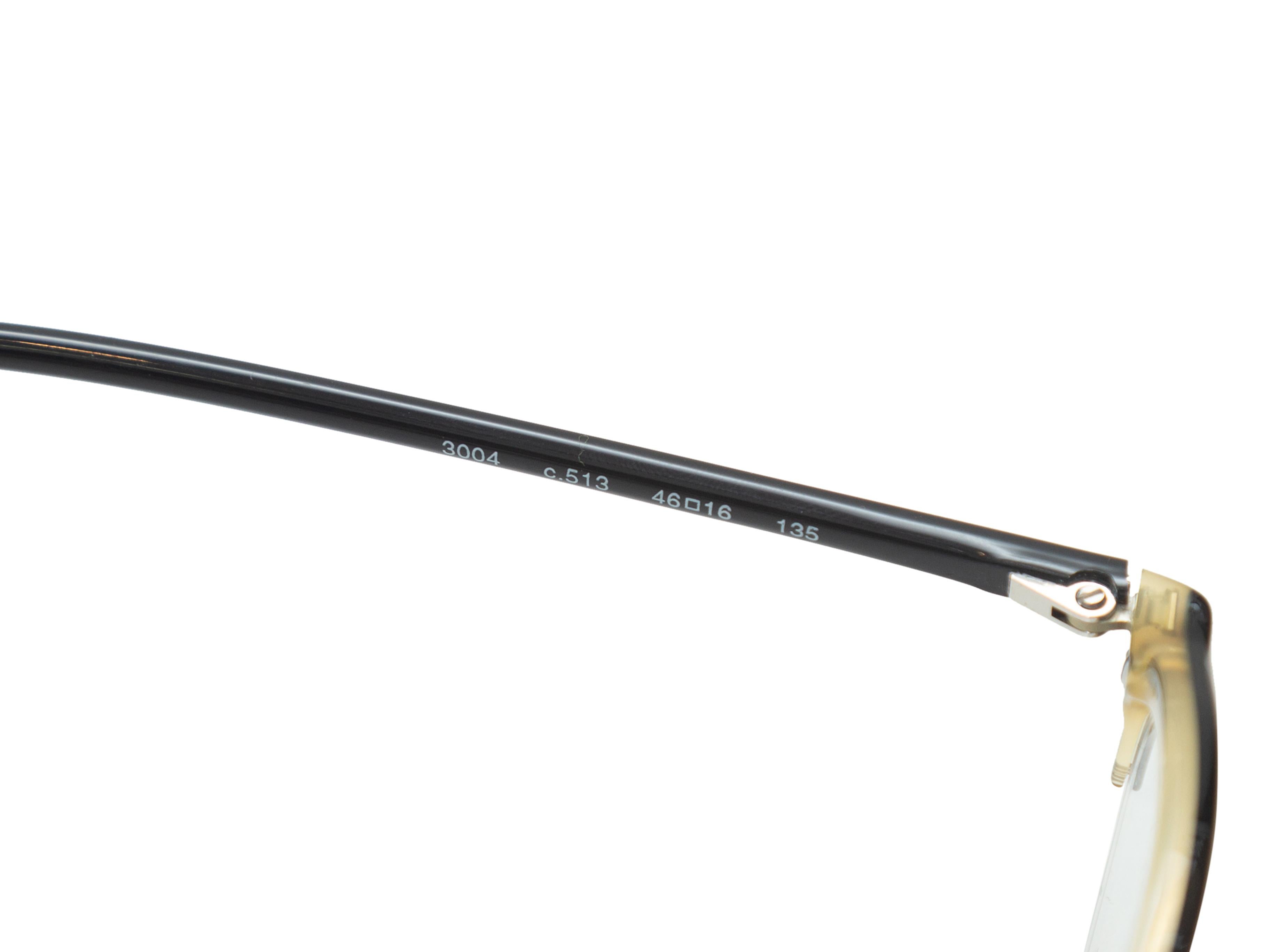 Chanel Black Early 2000s Half Frame Eyeglasses In Good Condition In New York, NY