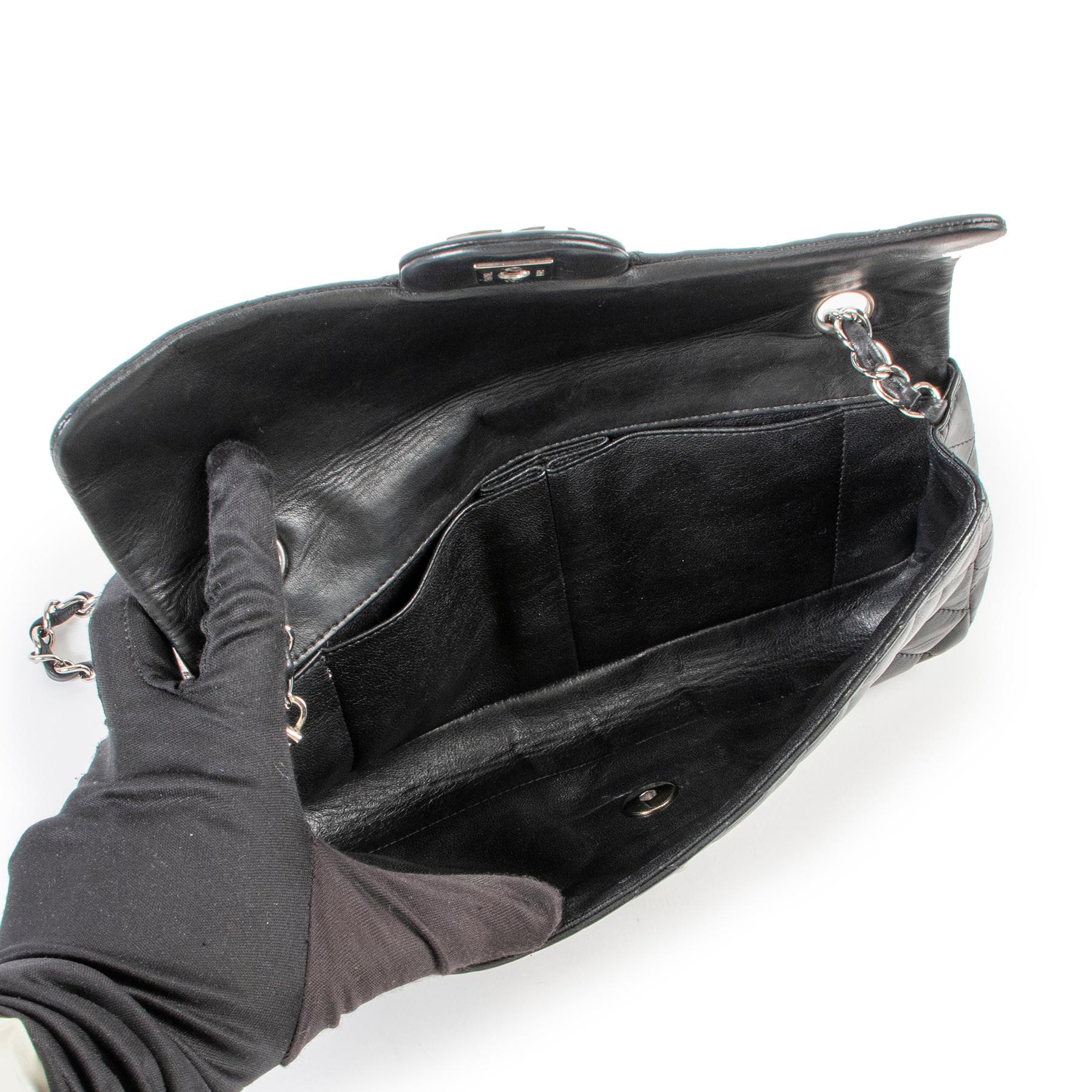 Chanel Black East West Flap Shoulder Bag 1