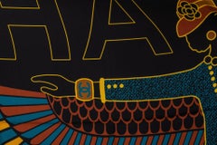 Chanel Black Egyptian Silk Shawl New