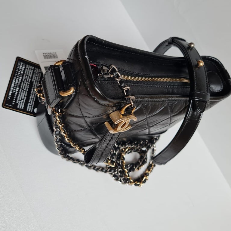 Chanel Black Embellished Small Gabrielle Bag For Sale at 1stDibs