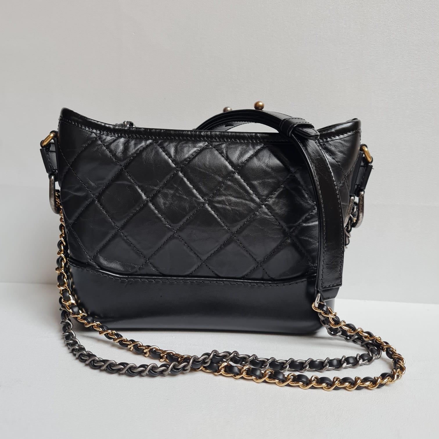 Chanel Black Embellished Small Gabrielle Bag 1