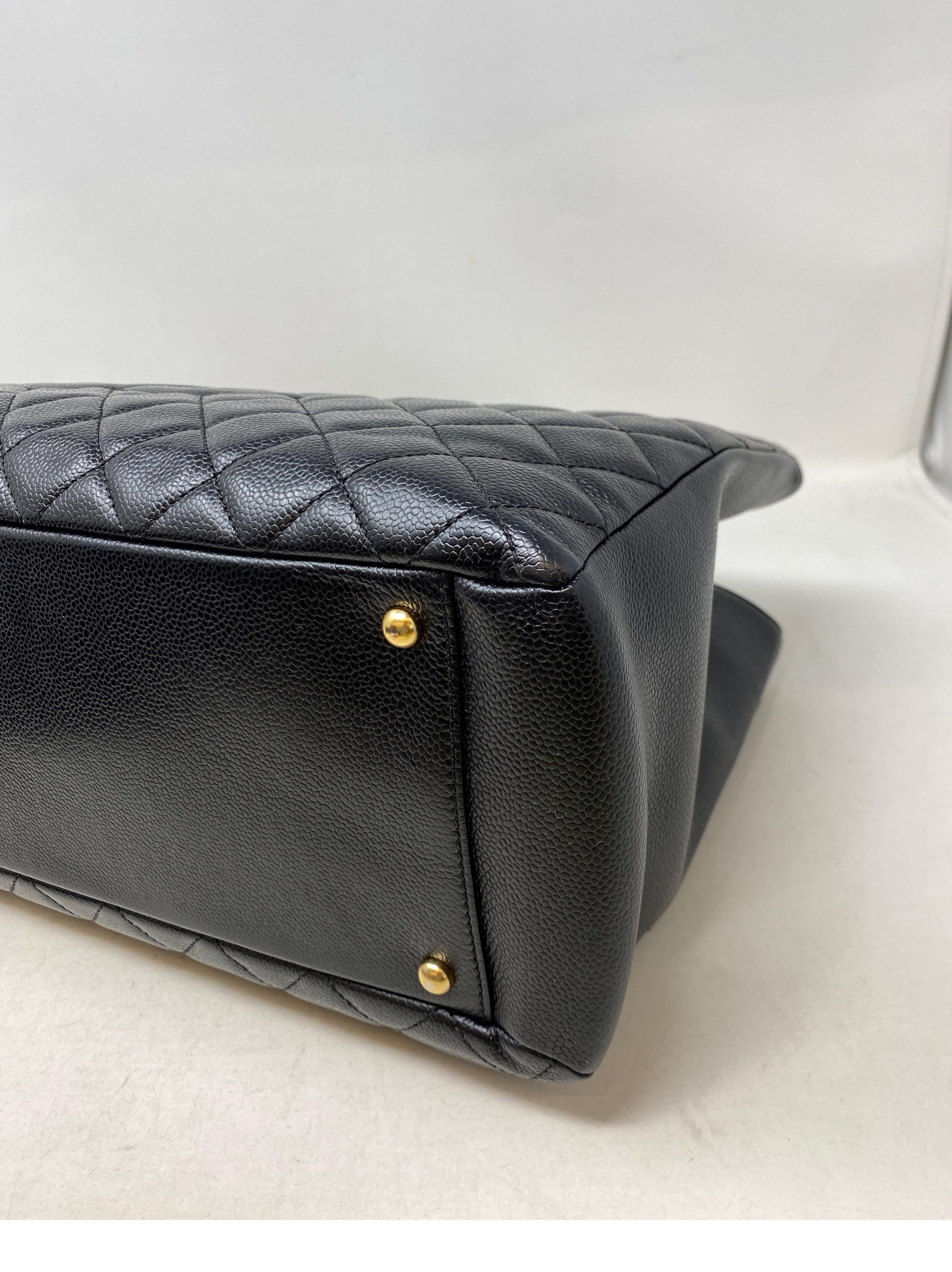 Chanel Black Extra Large Grand Shopper Tote Bag 6