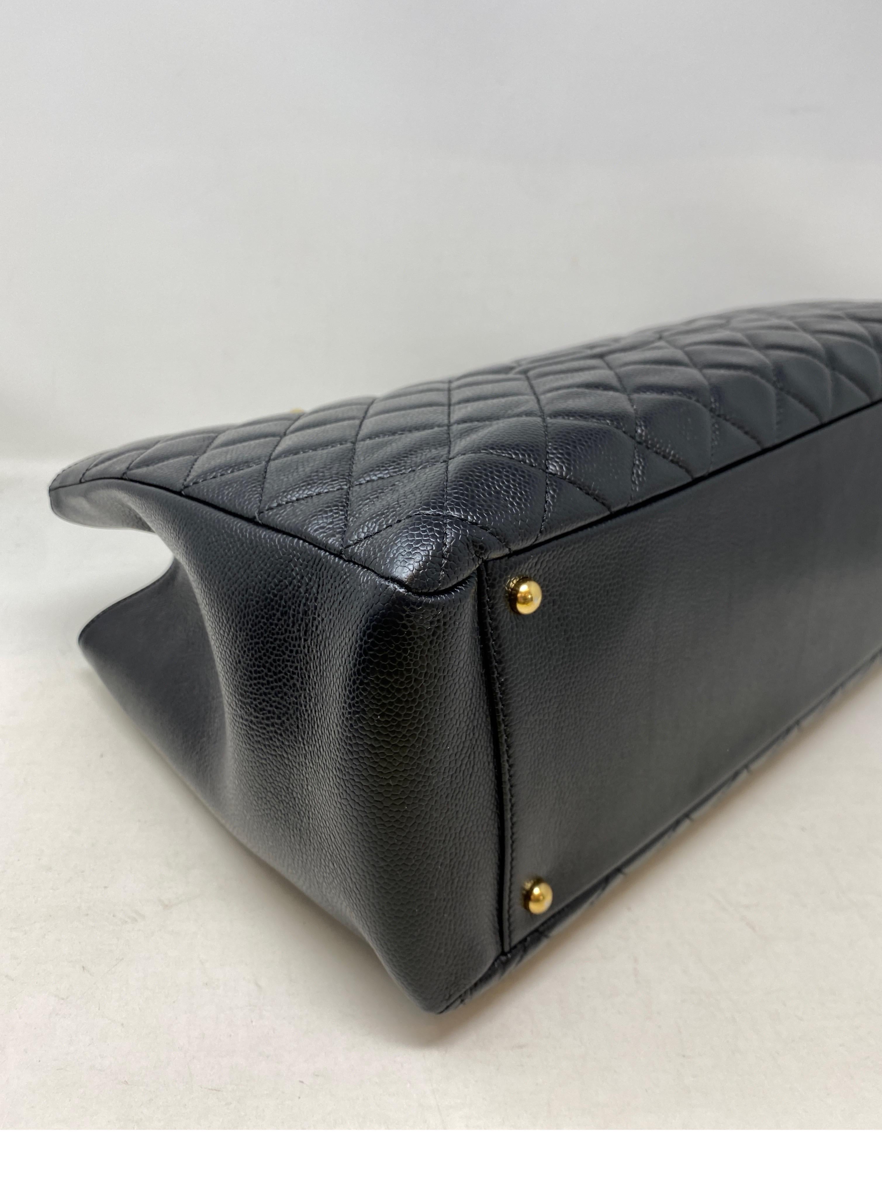 Chanel Black Extra Large Grand Shopper Tote Bag 7