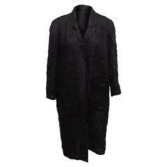 Chanel Black Fall 1998 Mohair & Wool Coat