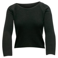 Chanel Black Fall 1999 Cashmere-Blend Sweater