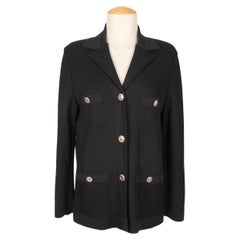 Chanel Black Flowing Jacket Chanel Black Flowing Jacket