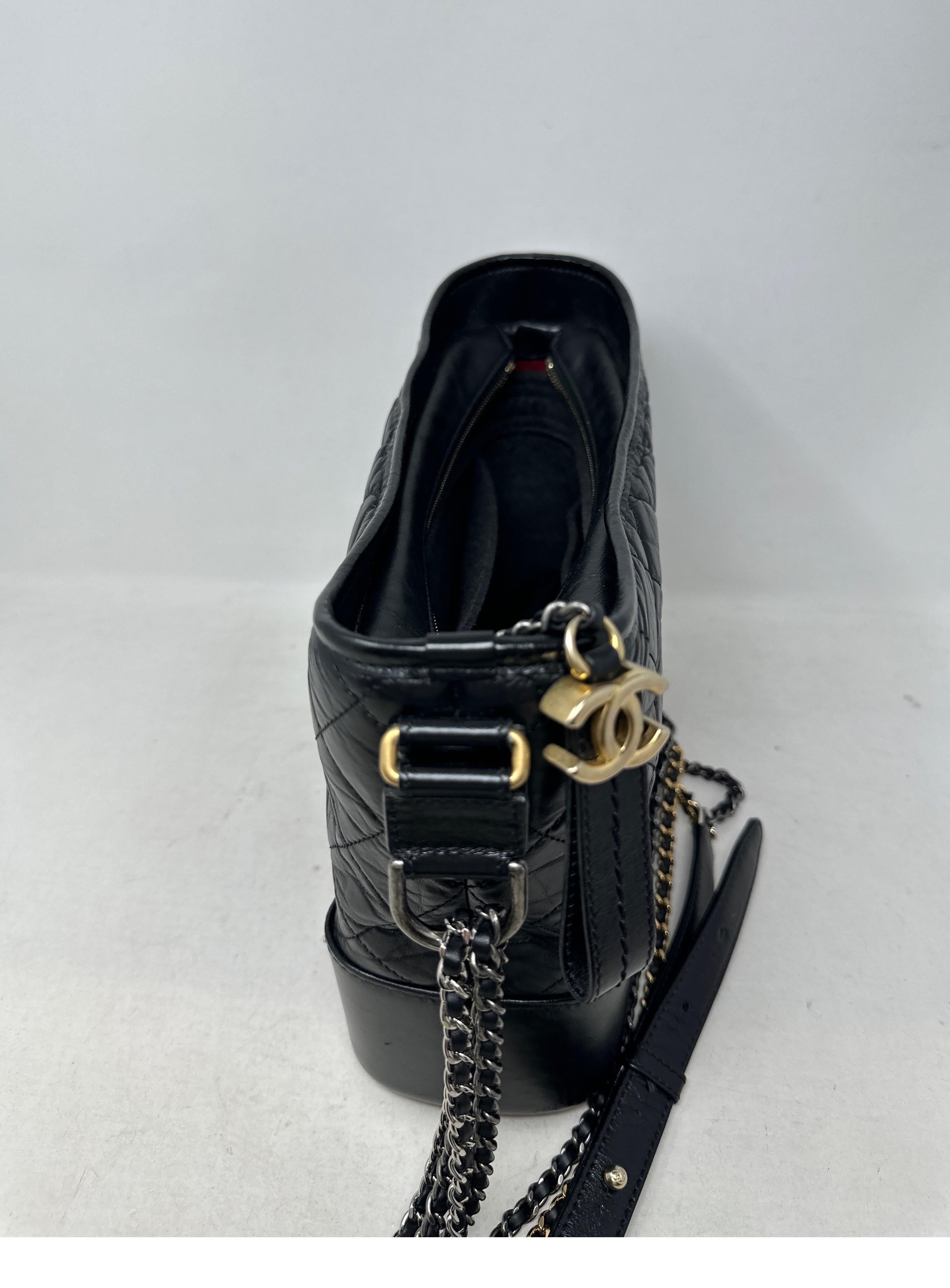 Chanel Black Gabrielle Medium Bag  6