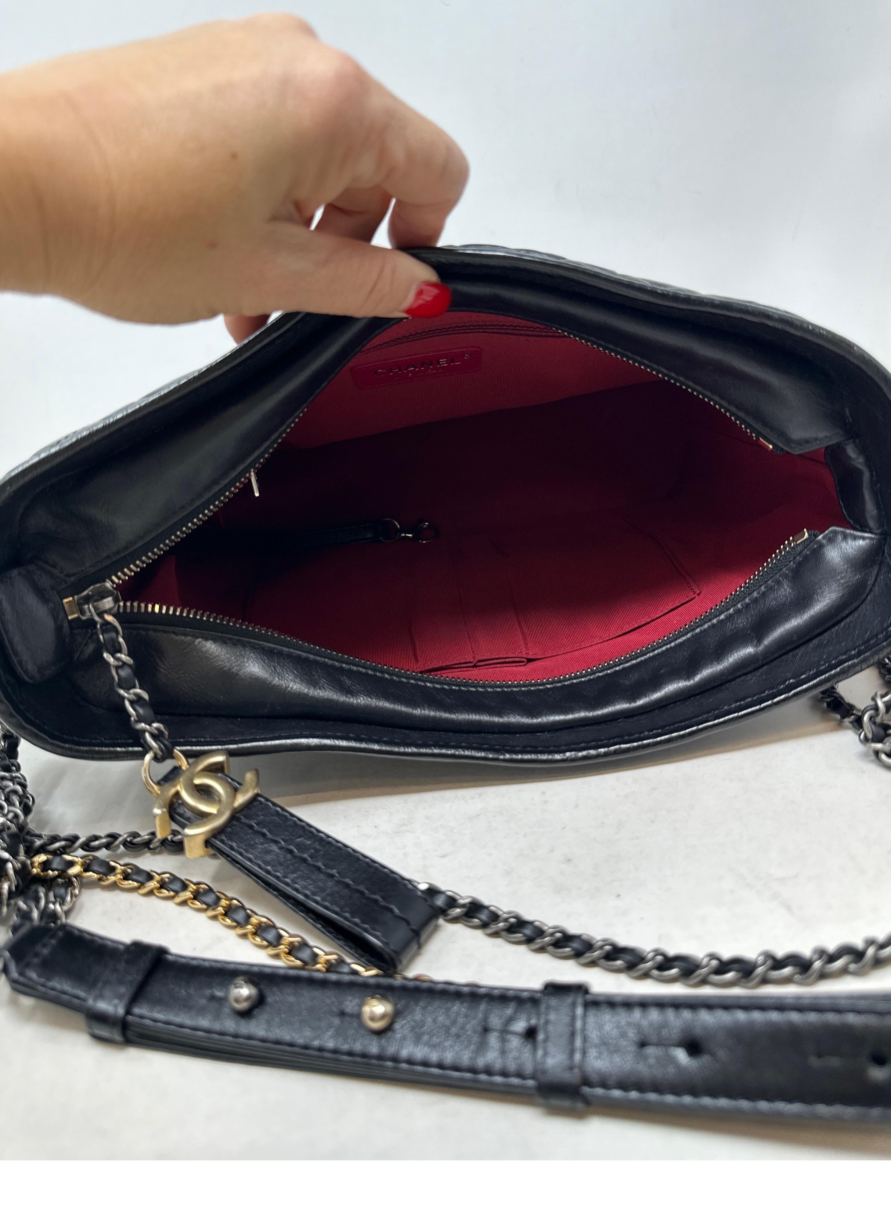 Chanel Black Gabrielle Medium Bag  11
