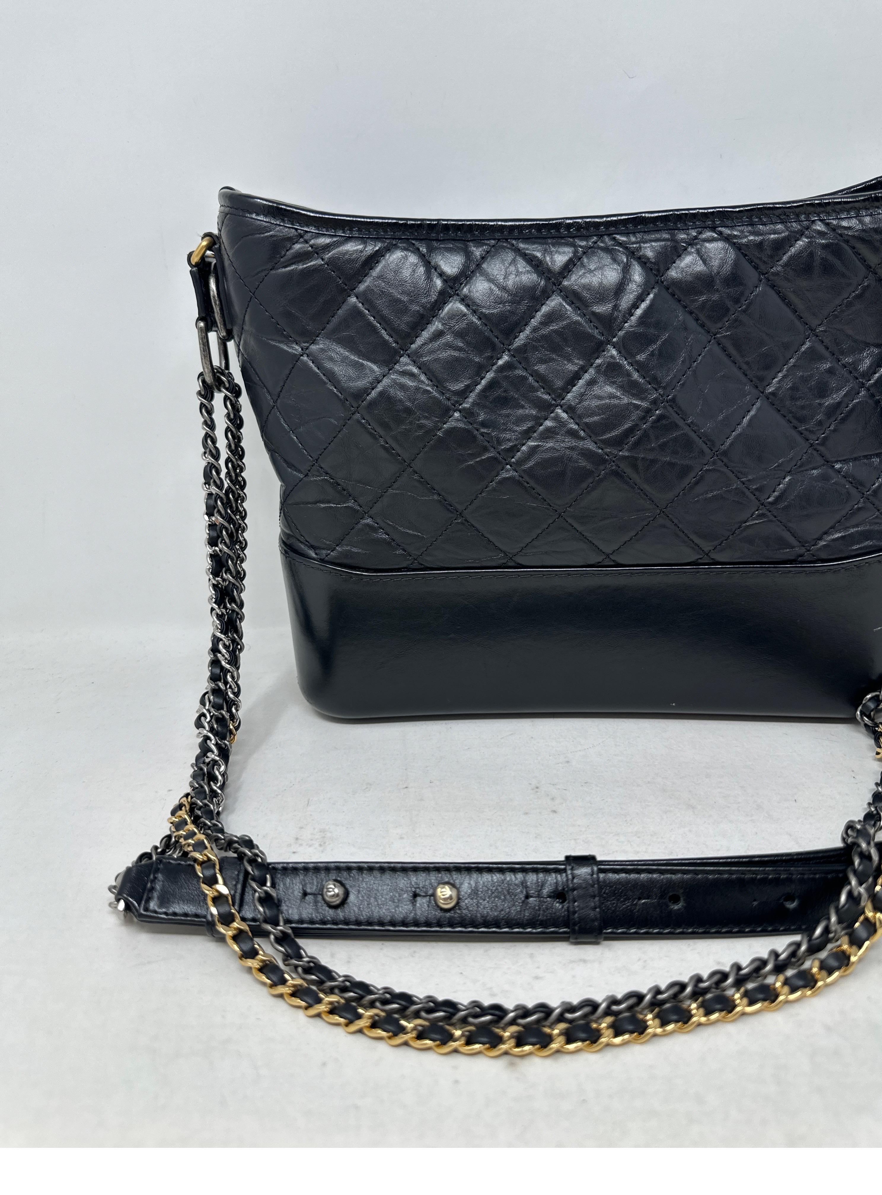 Chanel Black Gabrielle Medium Bag  14