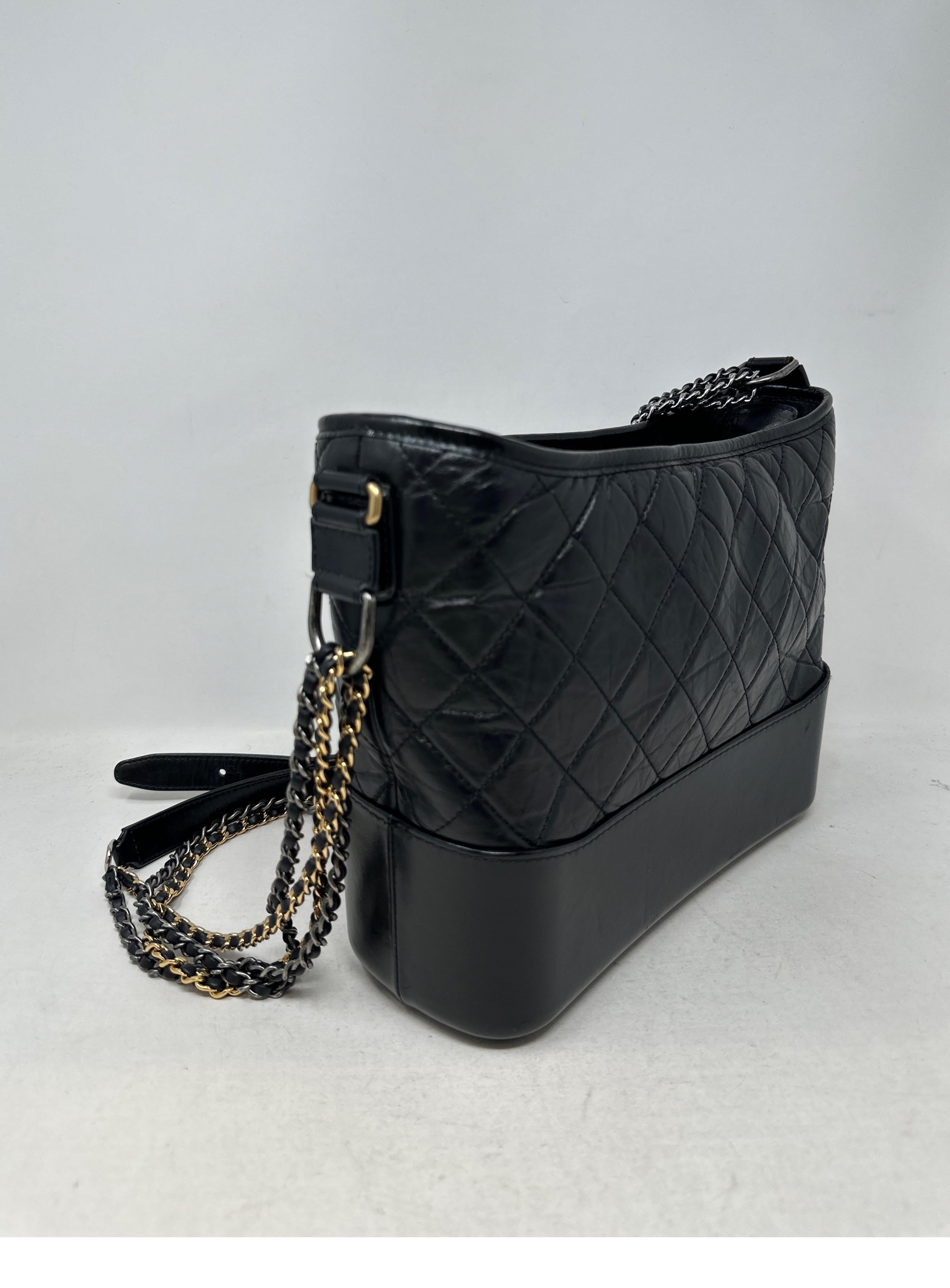 Chanel Black Gabrielle Medium Bag  In Good Condition In Athens, GA