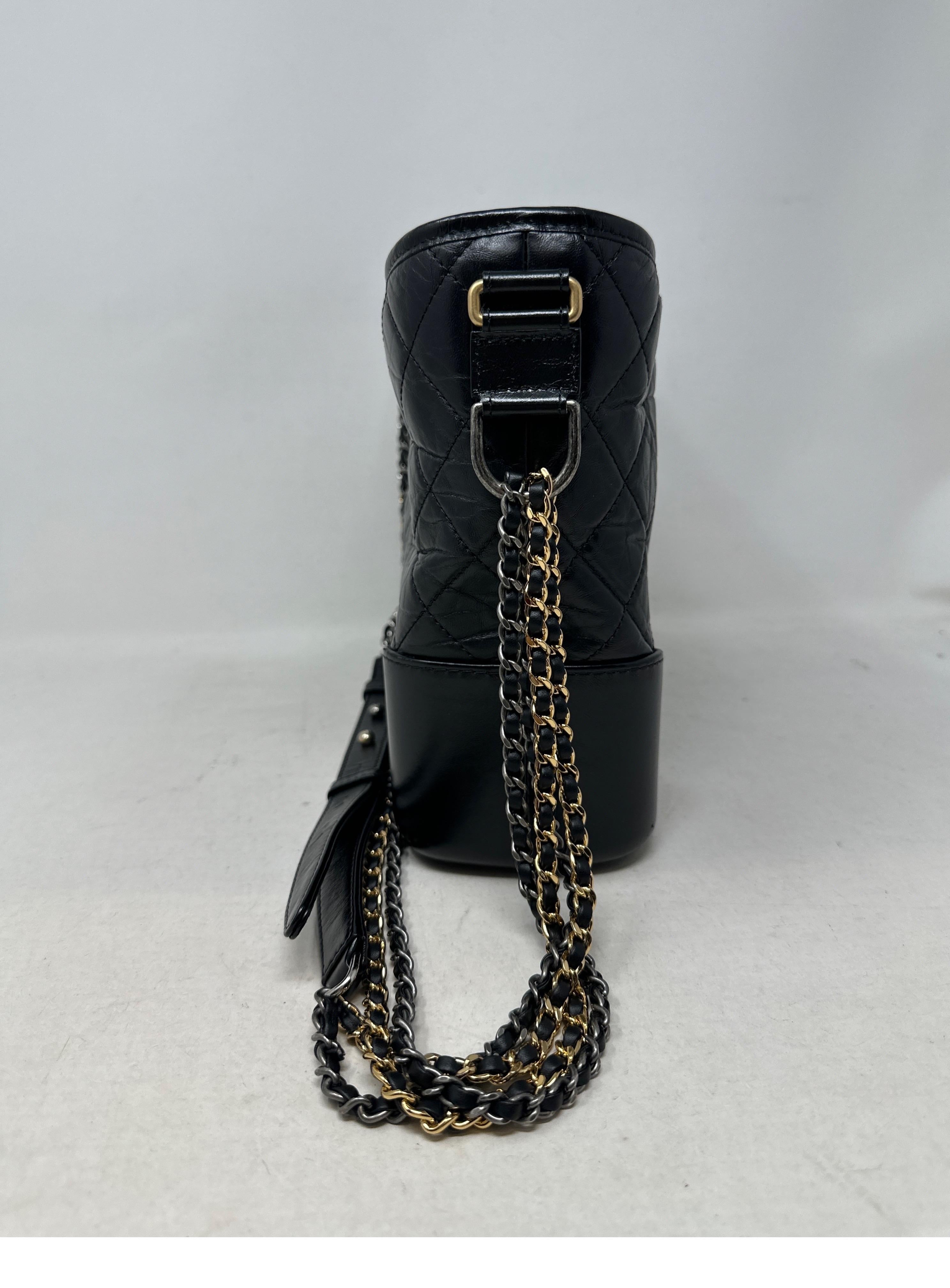 Chanel Black Gabrielle Medium Bag  1