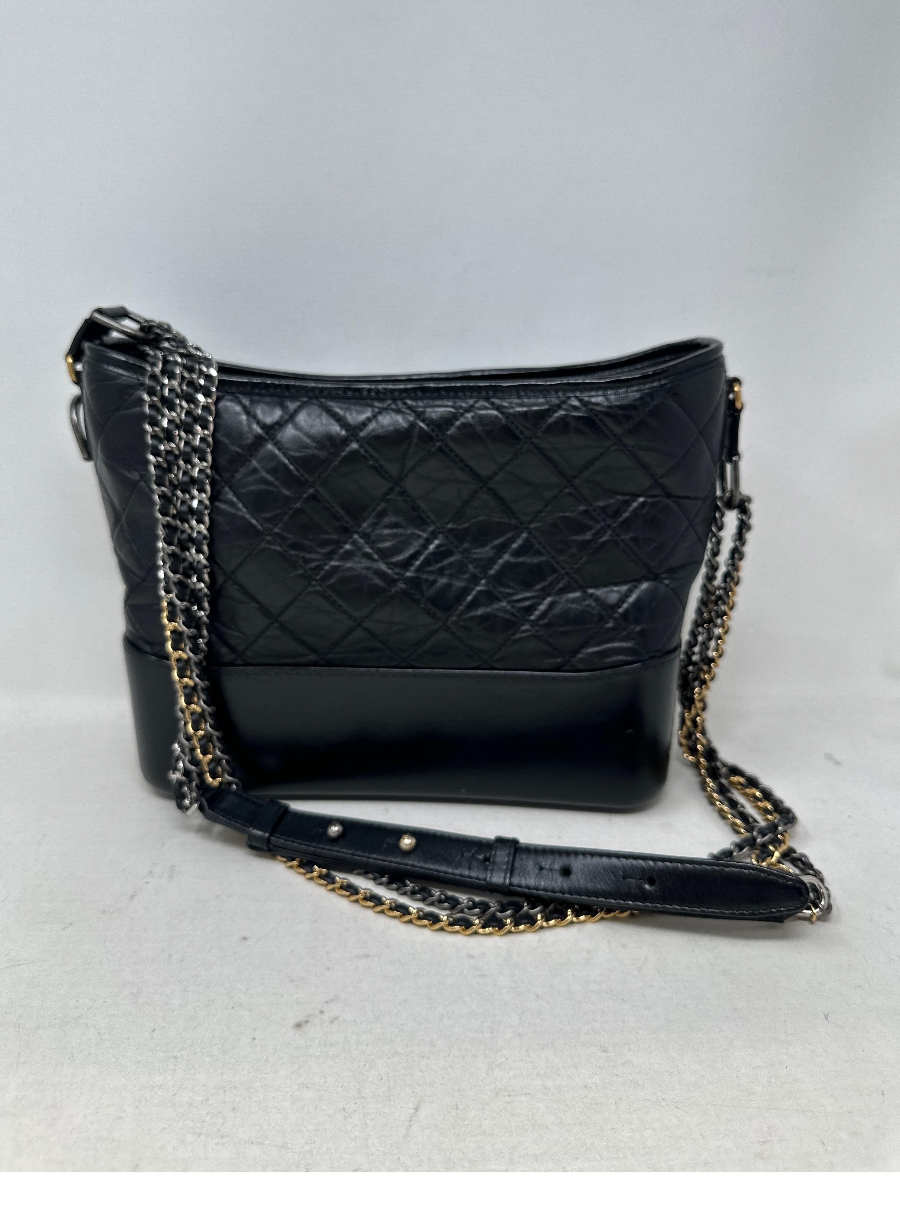 Chanel Black Gabrielle Medium Bag  3