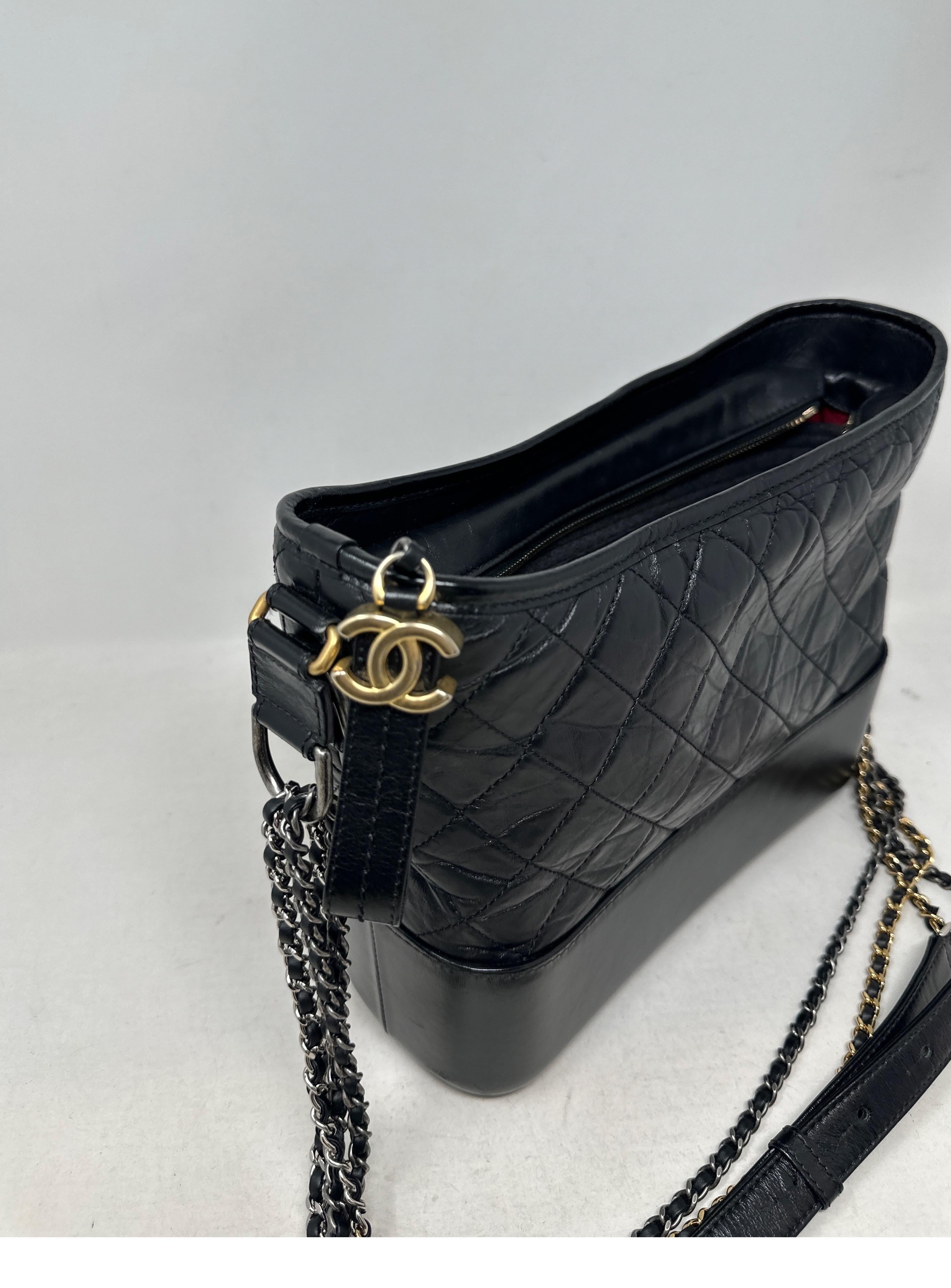 Chanel Black Gabrielle Medium Bag  4