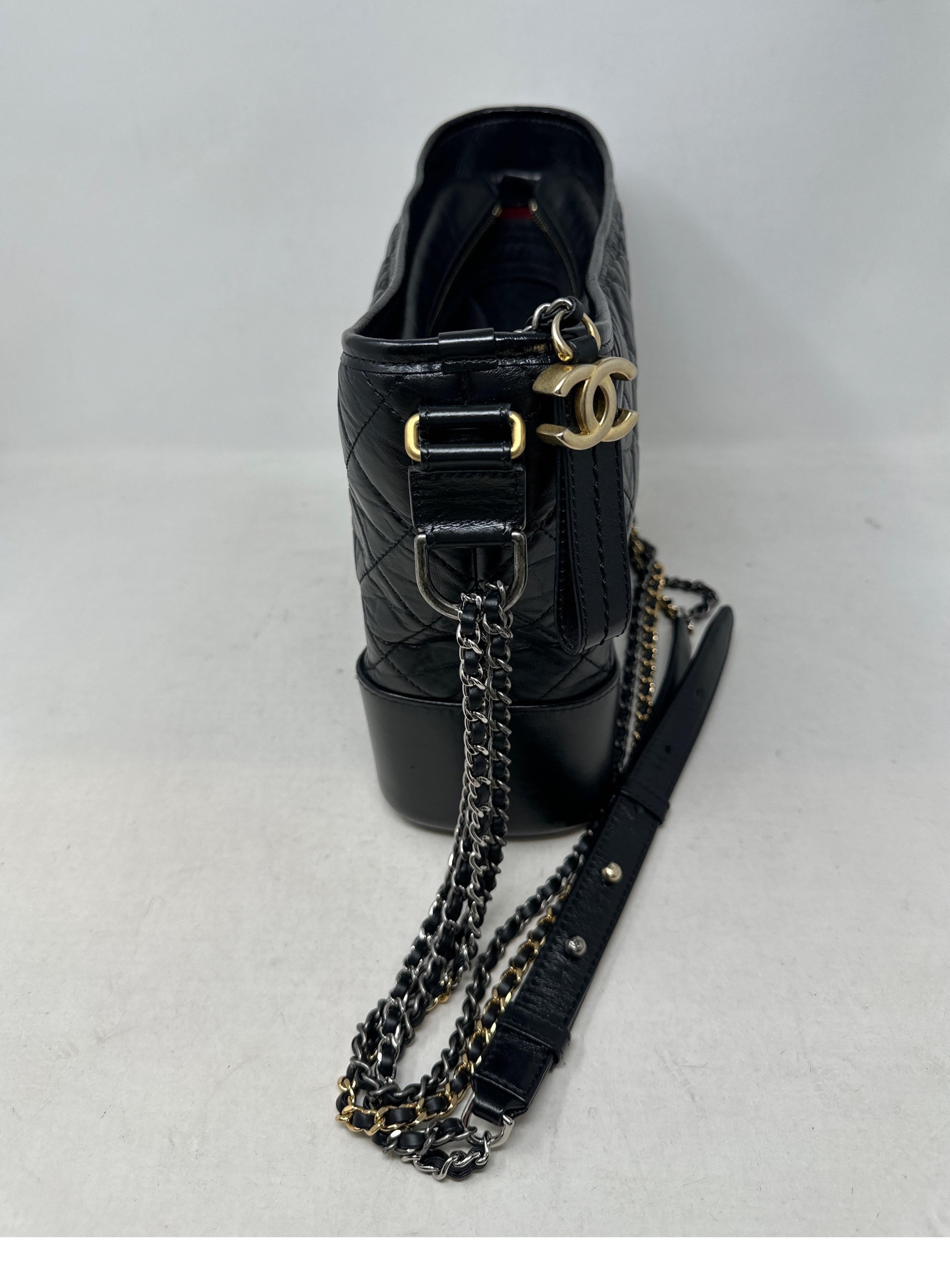 Chanel Black Gabrielle Medium Bag  5