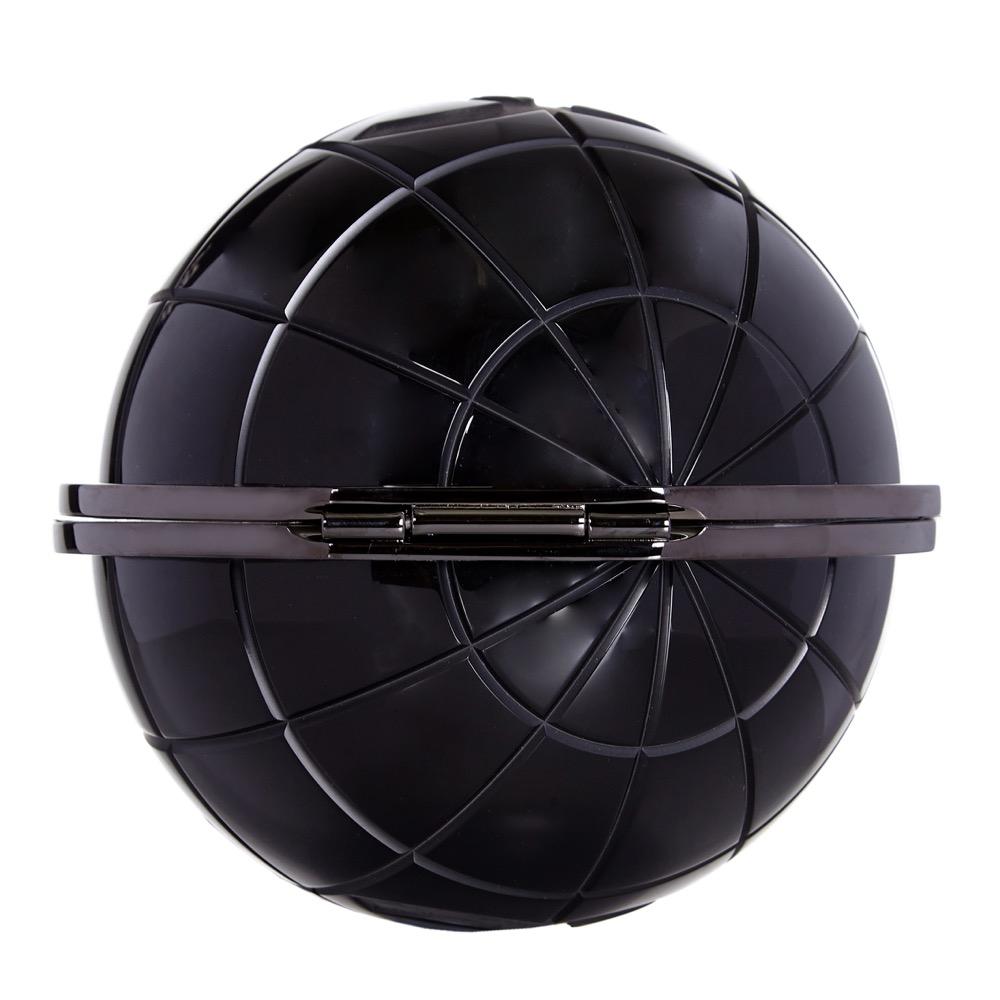 Chanel Black Globe Minaudière Clutch 1