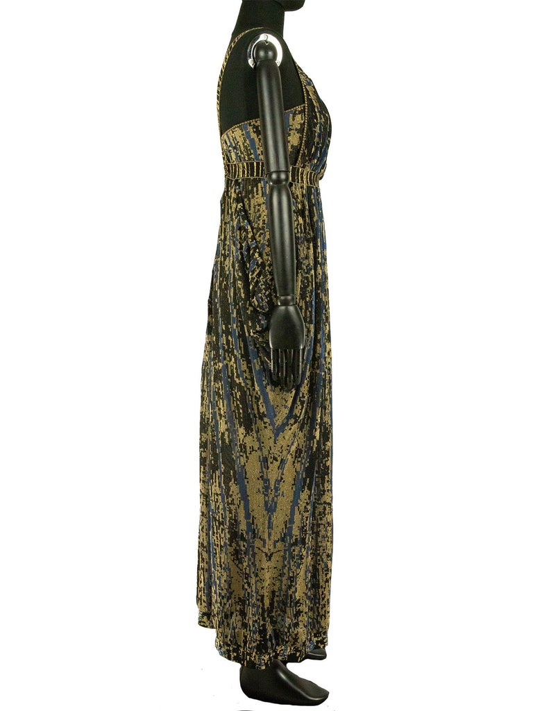 green emerald velvet dress 3D Gold Flower Embellished Dress With Black Velvet Detail  RAISA VANESSA  INT