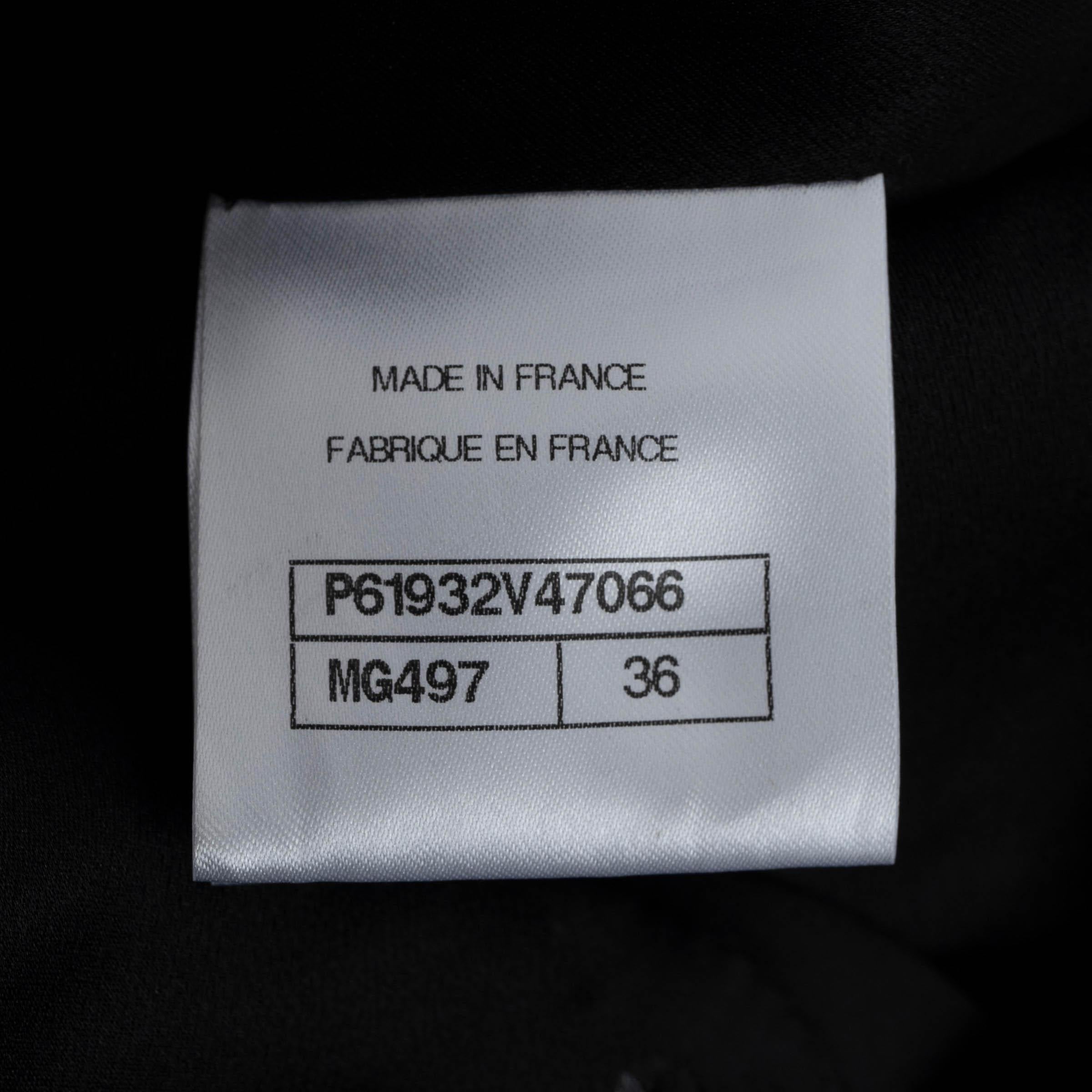 CHANEL black gold wool 2019 19A NEW York OVERSIZED LUREX TWEED Jacket 36 XS For Sale 3